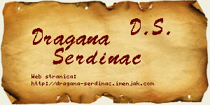 Dragana Serdinac vizit kartica